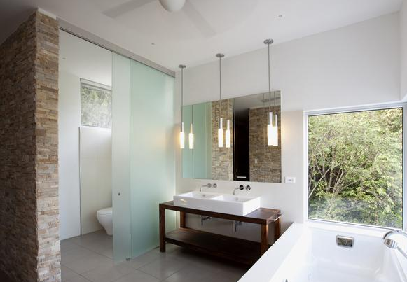 glazenwand badkamer